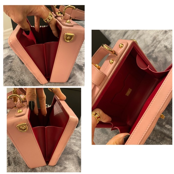 SOLD! Dolce & Gabbana Pink Quilted Leather Box Top Handle Bag - Picture 8 of 11